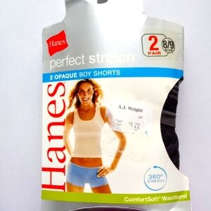 Hanes women's Boy Shorts Size L